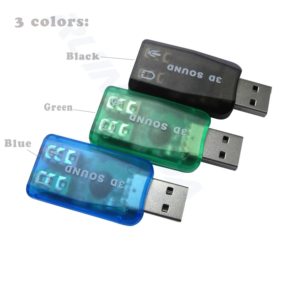 5.1 3D USB sound card Audio interface External adapter for Laptop computer | Компьютеры и офис