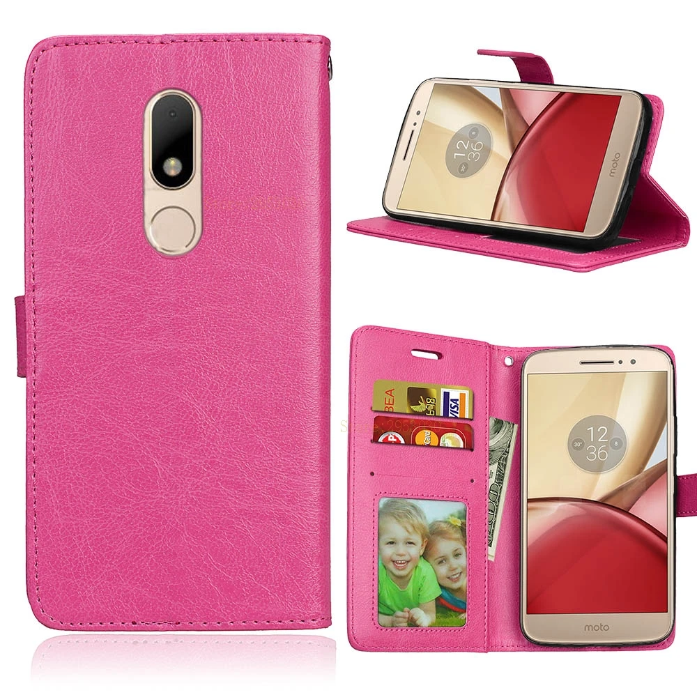 Чехол книжка для Motorola Moto M XT1663 XT1662 чехол бумажник из искусственной кожи телефона