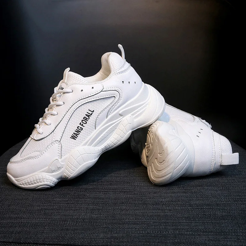 Женские кроссовки на толстой подошве модная женская обувь платформе со