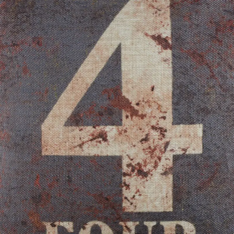 LINKWELL 45x45 см чехлы для подушек в деревенском стиле с цифрами и четырьмя чехол