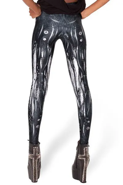 Free Shipping New Arrivals Slim Mechanical Leggings Jeggings Womens/Ladies Pants | Женская одежда