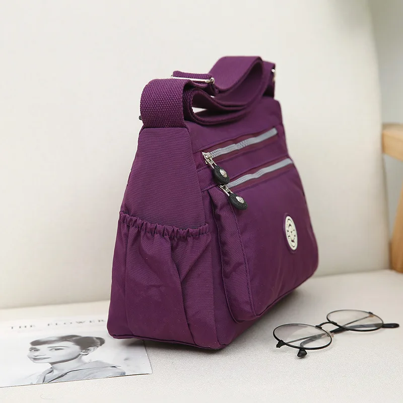 Multi-functional Women's Shoulder Bag Casual Crossbody Bag Nylon Waterproof Women Bolsa Messenger Bag Female Travel coin purse
