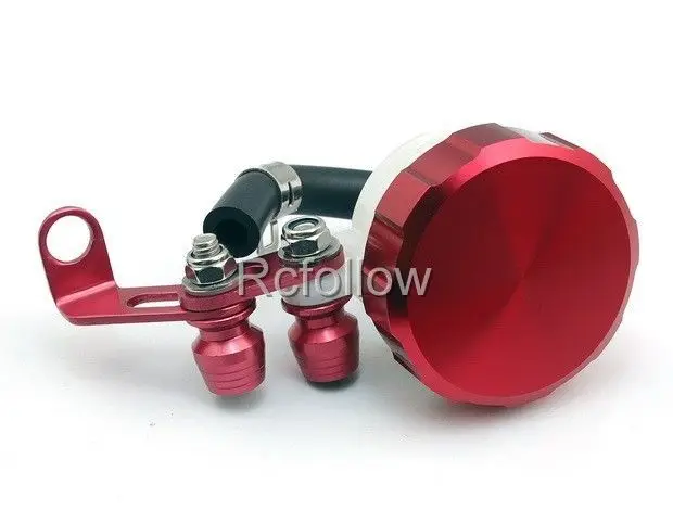 Universal Red Brake Fluid Reservoir For Yamaha YZF R1 R6 FZ1 FZ6 FJR 1300 FAZER|r1 radiator|r1 2003reservoir |