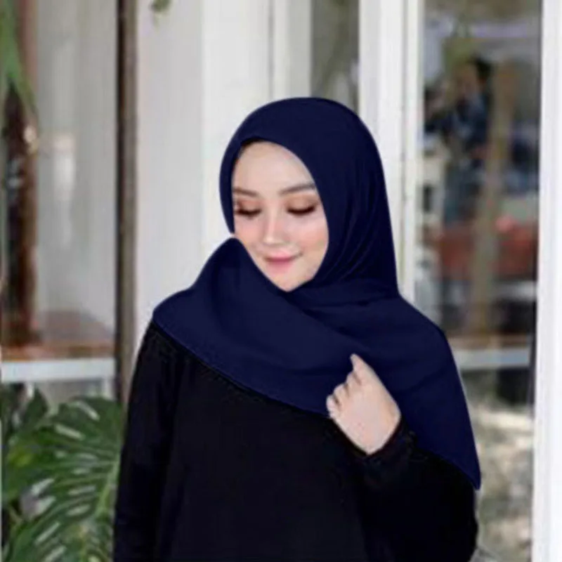 Женский головной убор мусульманский шарф Средний Восток шарфы шаль без рисунка