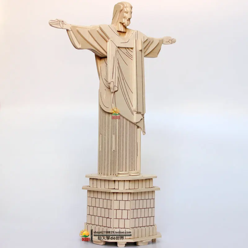 3D пазл Иисуса Христа деревянная игрушка модель пазлы сборные деревянные игрушки