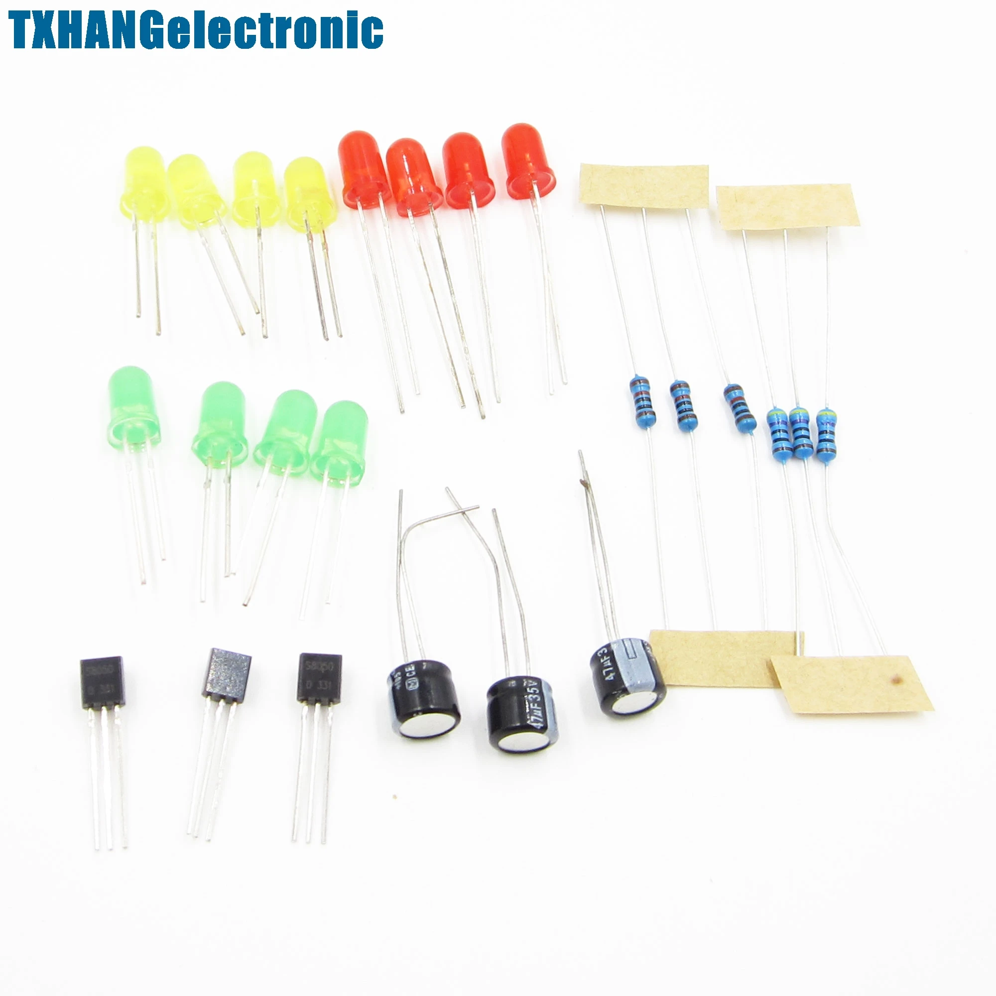 Красный набор для самостоятельной сборки Набор круглых ламп 12 шт. светодиодное