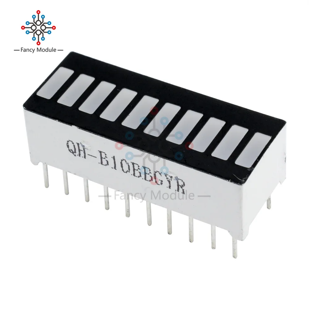 2 шт. 10 сегментный светодиодный гистограммный световой модуль гистограмма