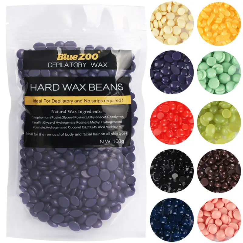 100 г воск для депиляции в гранулах 10 пахнет твердыми восковыми бобами удаления