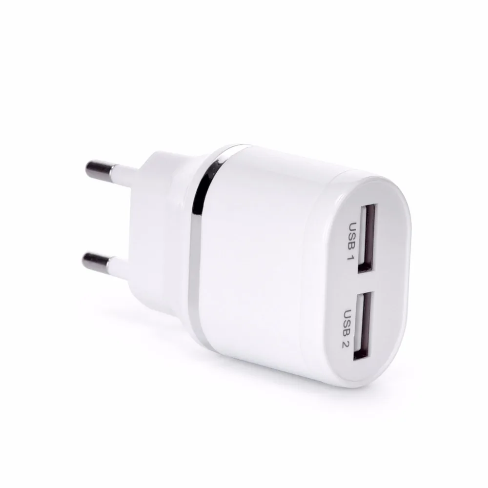 ЕС Plug переходник для зарядного устройства + нейлон Металл micro быстрозаряжающий