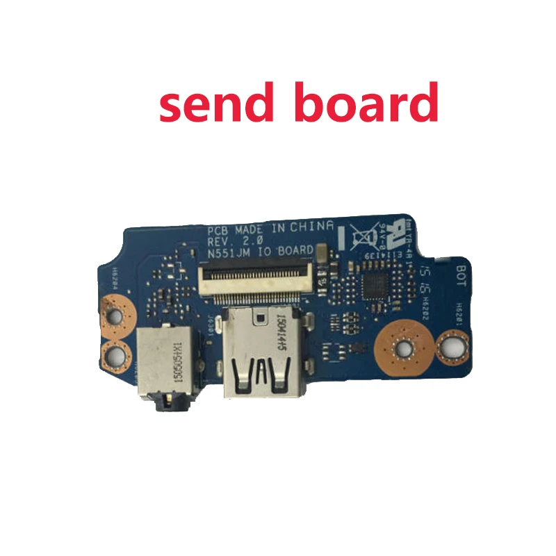 Отправить доска + G551JM материнской GTX950 I7 4750HQ 2 ГБ для For Asus n551jm N551J Материнская плата