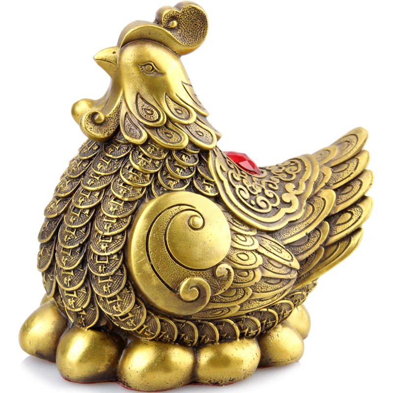 Золотая кура. Статуэтка Золотая курица. Курица скульптура. Статуэтка денежная петуха. Сувенир курица с золотыми яйцами.