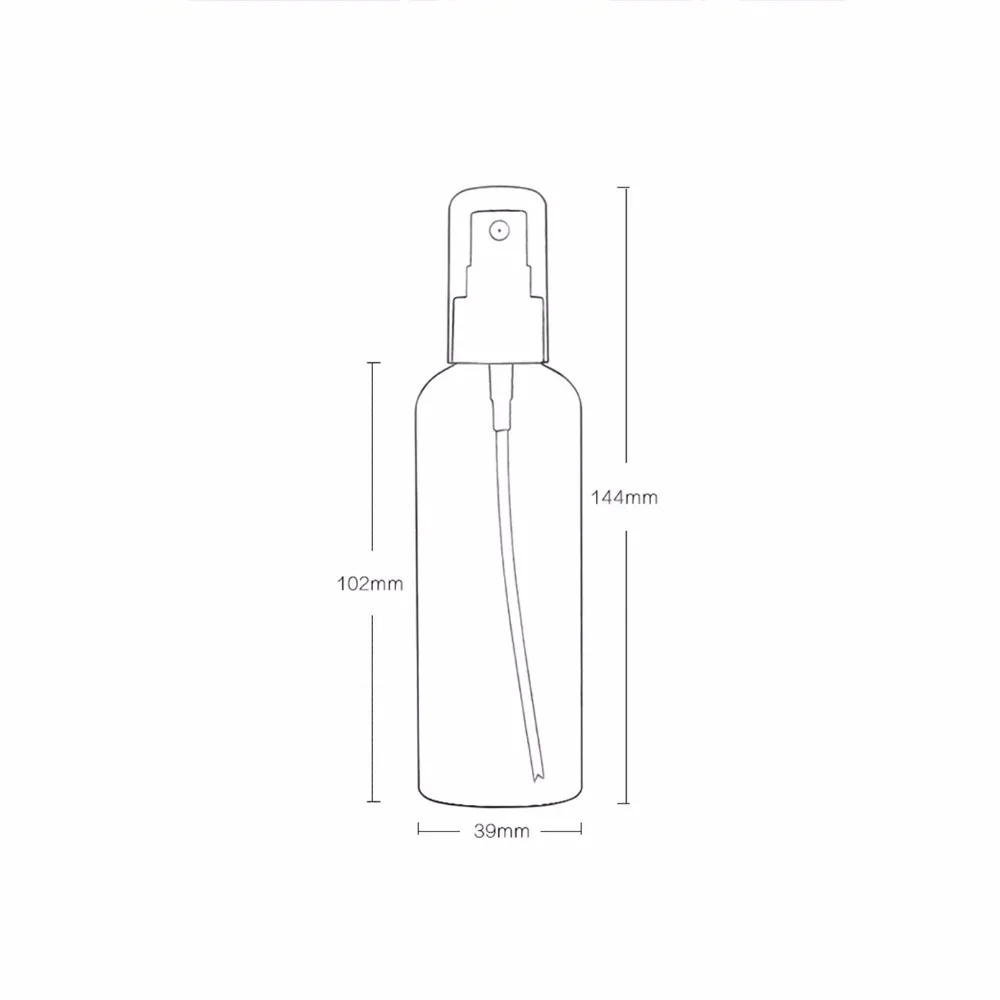 20 шт флаконы для духов 100 мл пластиковая бутылка косметический контейнер пустой