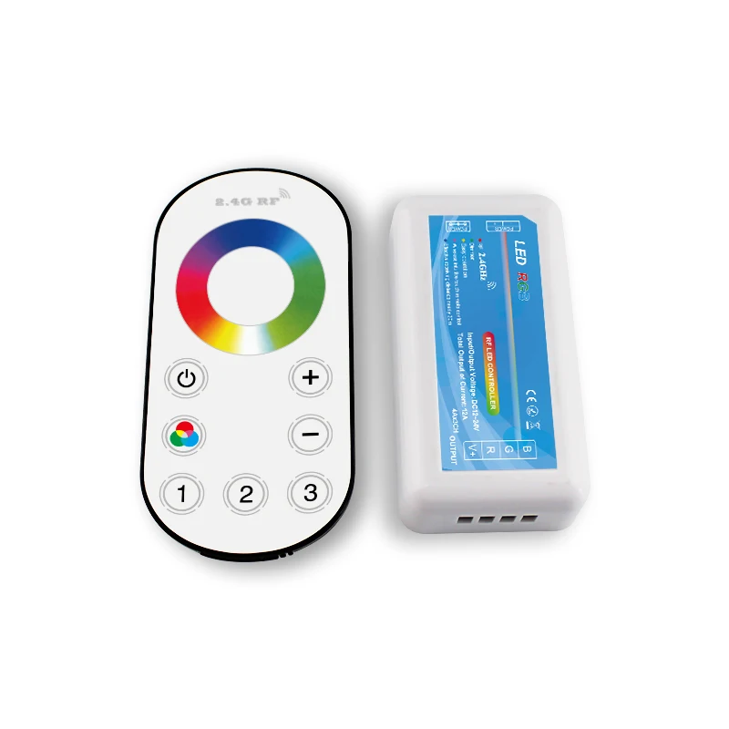 YLSTAR Бесплатная доставка 2018 Новый RF беспроводной 2 4G 3 зоны 12В 24В RGB светодиодный