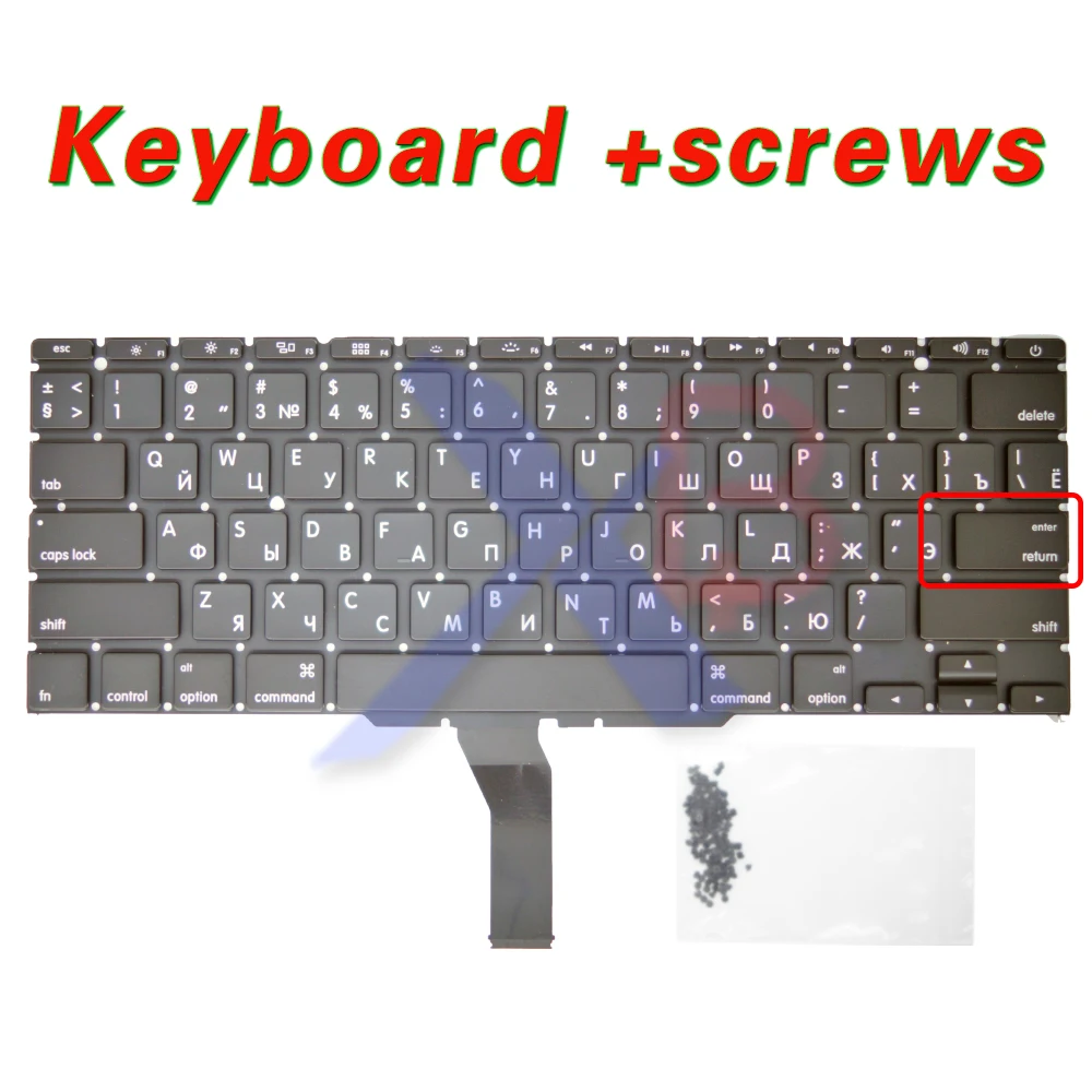 Маленький ввод RS русско английская стандартная клавиатура/подсветка с