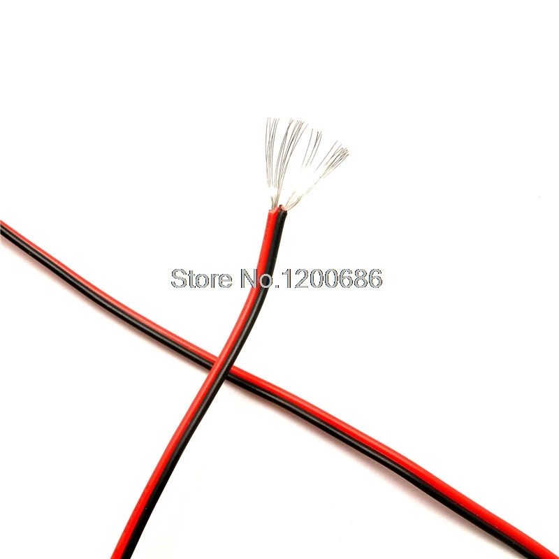 

Red and black and line 22 # 22AWG wire GB 1007 wire wire 10 meter