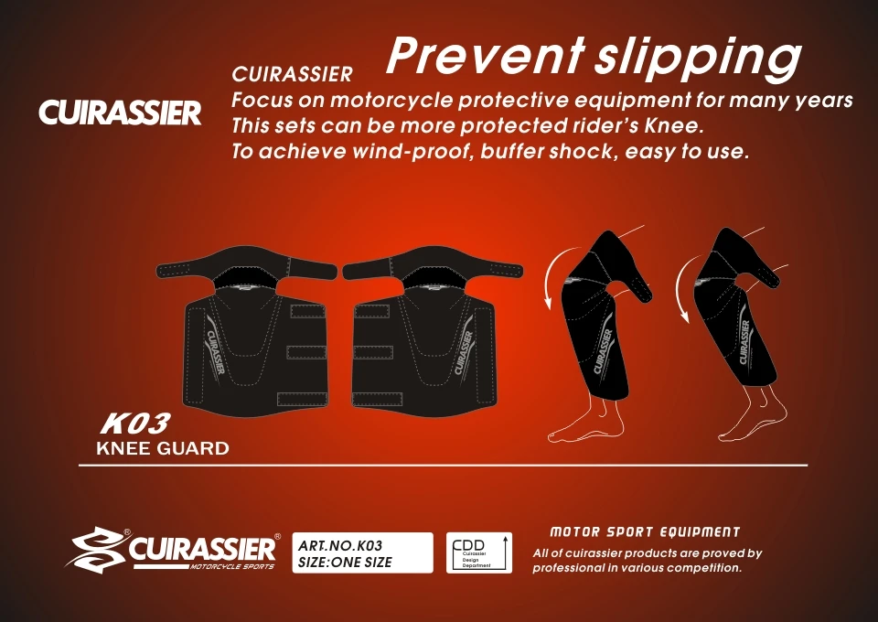 Cuirassier K03 мотоциклетные наколенники для мотокросса теплые MX наколенники для спорта на открытом воздухе теплые мотоциклетные наколенники