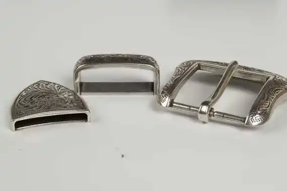 Посеребренный металлический мужской ремень DIY дизайн пряжки 3 шт части/набор модные уникальные кожаные аксессуары для рукоделия
