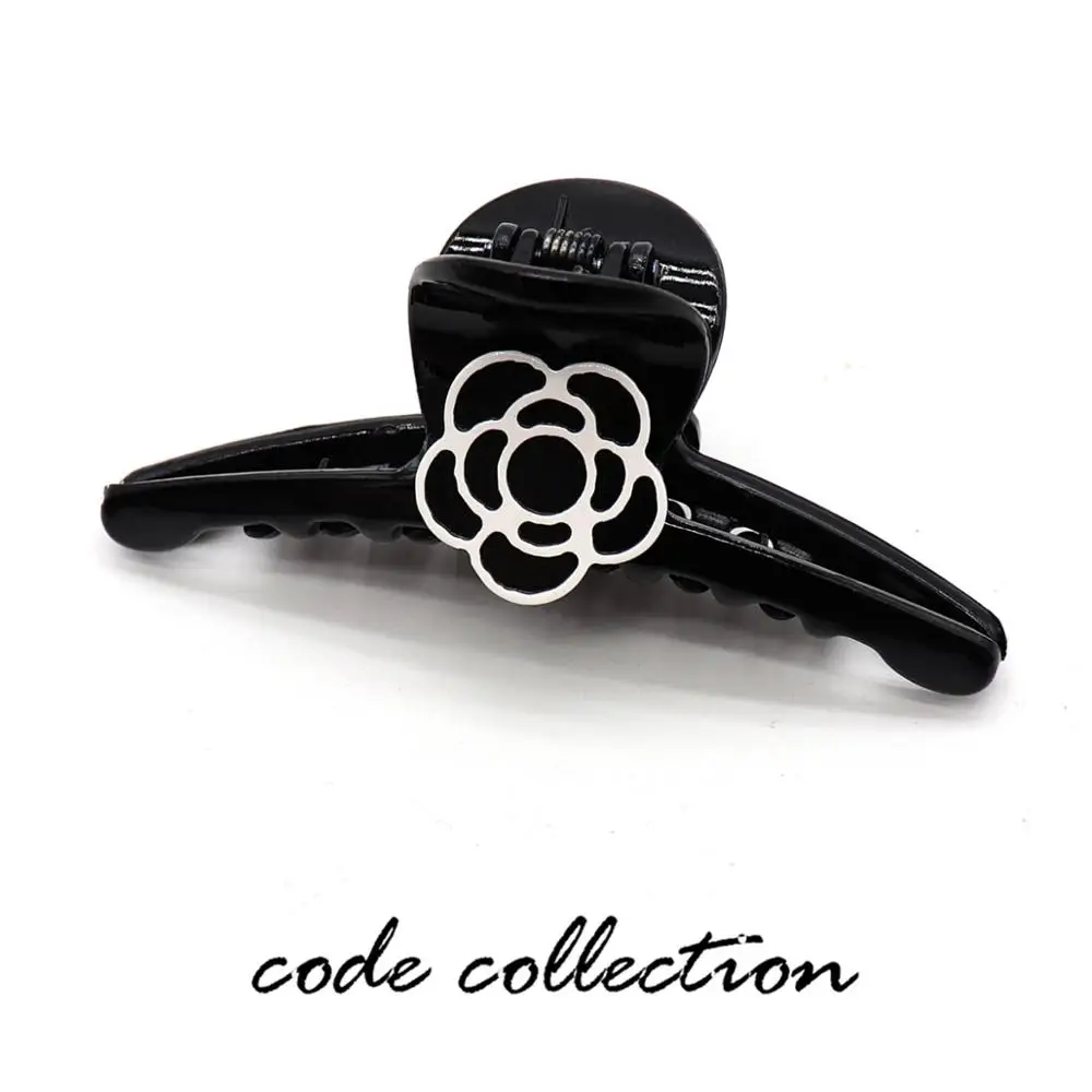 Заколка для волос в виде цветов камелии Винтажная заколка с кристаллами конского