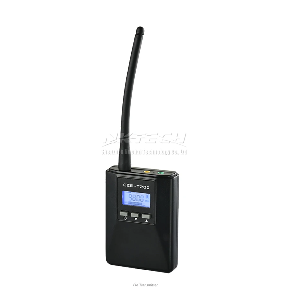 CZE T200 CZERF PLL стерео FM передатчик 0 2 Вт моно мини радиостанция для трансляции с