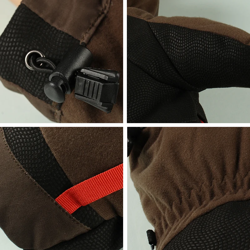 Новинка 2017 мужские охотничьи перчатки толстые флисовые зимние верхние