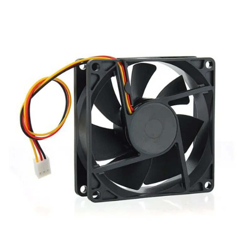 3 Pin 80mm 25mm PC CPU Cooling Fan Heatsinks Radiator For Different Desktop Radiating | Компьютеры и офис
