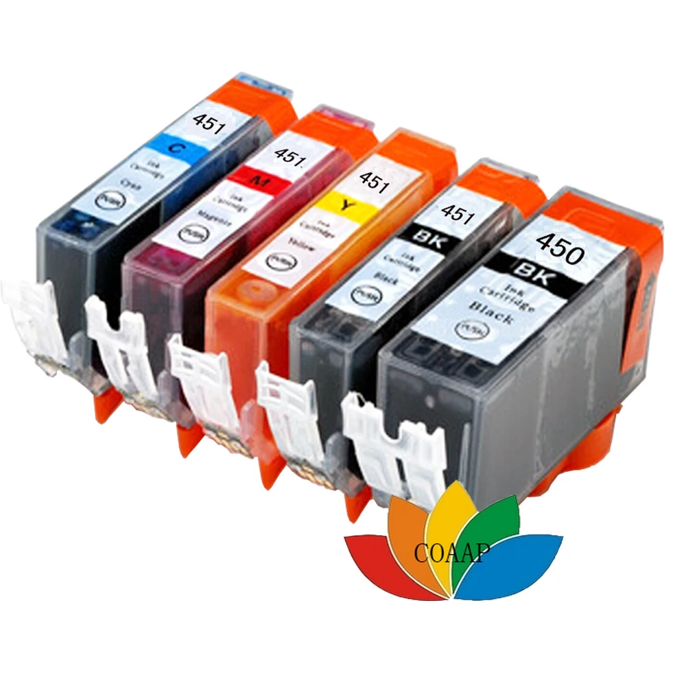 PGI 450 CLI 451 совместимый картридж с чернилами 5 цветов для canon PIXMA IP7240 MG5440 MG5540 MG6440 MG6640