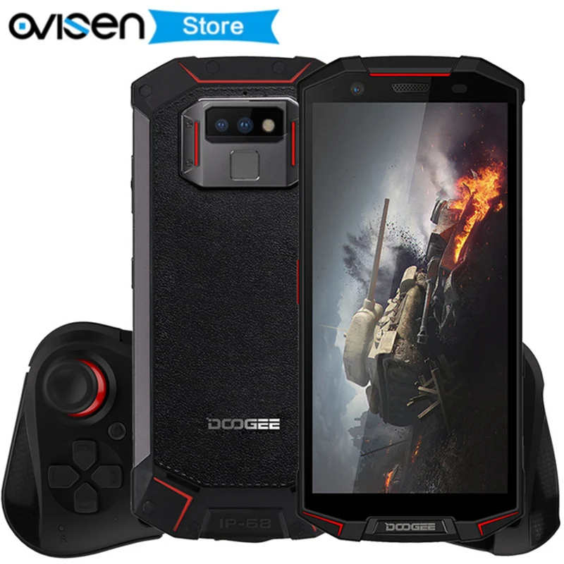 DOOGEE S70 IP68/IP69K Водонепроницаемый игровой мобильный телефон на процессоре Helio P23 Octa Core 6 Гб 64 Гб NFC 5500 мА/ч, 5,99 FHD Беспроводной зарядки смартфона