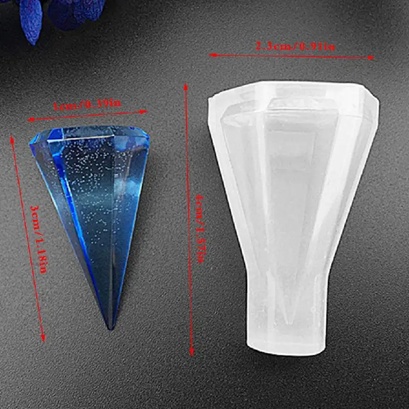 1pcs Cone DIY Silicone Mold Mould 3D For Resin Pendant Jewelry Craft Making Tool | Украшения и аксессуары