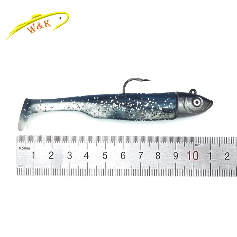 Горячая 4," Swing Shad 30 г плавающая приманка для морской рыбалки Zander Walleye приманка 2 шт. джиг-голова и мягкая виниловая Приманка Черный Гольян приманка