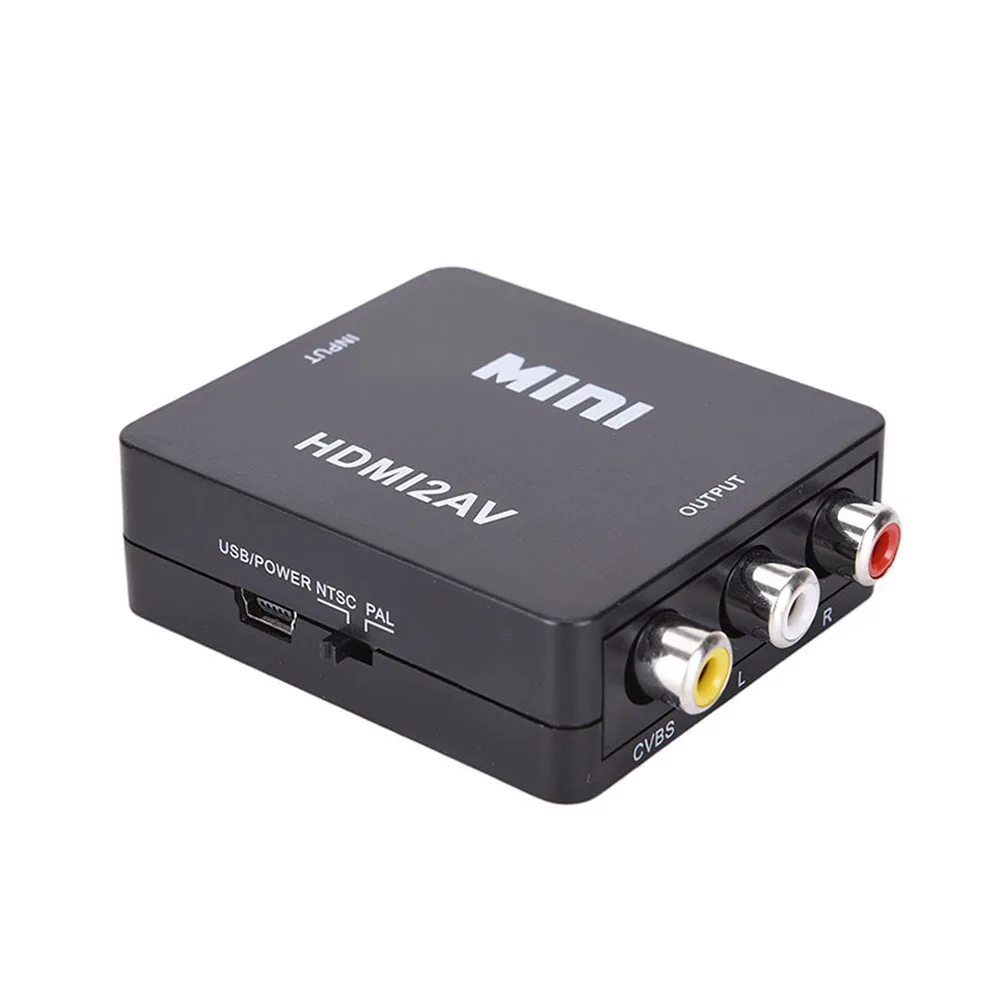 Etmakit HDMI в AV адаптер конвертер кабель CVBS 3RCA 1080P композитный видео аудио Поддержка