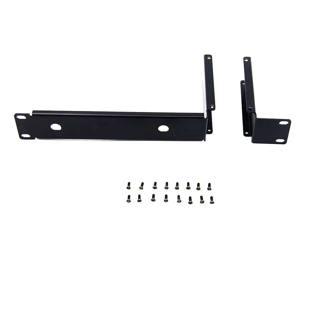 for Single Receiver Микрофонная стойка кронштейн для Shure SLX4 SM58 BETA58A Беспроводная микрофонная система и антенна BNC, 1U патч-панель, антенный кабель - Цвет: for Single Receiver