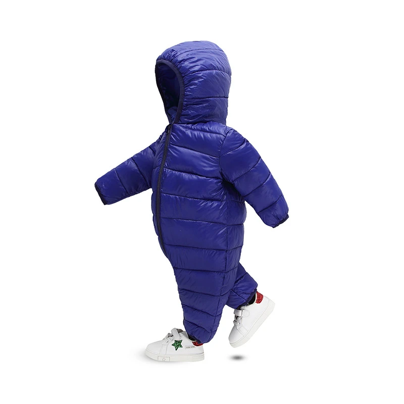 Детский зимний комбинезон для мальчиков и девочек пуховый хлопковый