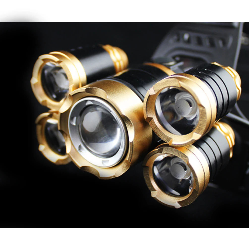 LEDGLE Zoomable Headlamp Cree T6 USB Rechargeable LED Headlights Ultra-bright Headlamps for Outdoor Lighting 4 Modes White Light | Лампы и