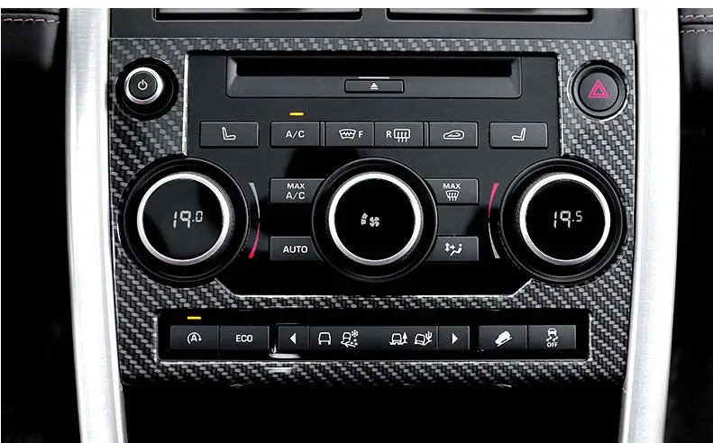 Для Land rover Discovery Спорт 2015 2016 2017 автомобиль-Стайлинг ABS углеродного волокна кнопки