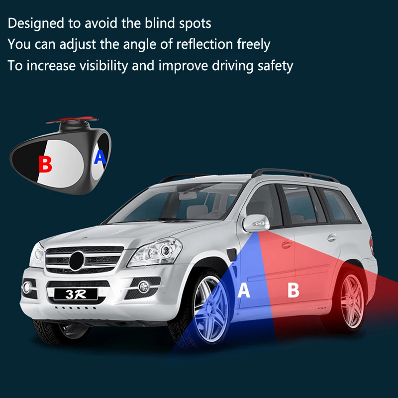 Вспомогательное зеркало заднего вида для Honda Civic, Accord, сrv fit jazz city hornet Subaru Forester Impreza Outback