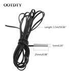 Датчик температуры термистора 150 см NTC 10K Ом 1% 3435, цилиндрический зонд, провод 1,5 м