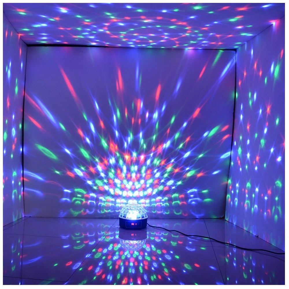 Сценический свет LED RGB Хрустальный Магический шар эффект света DMX Диско Dj