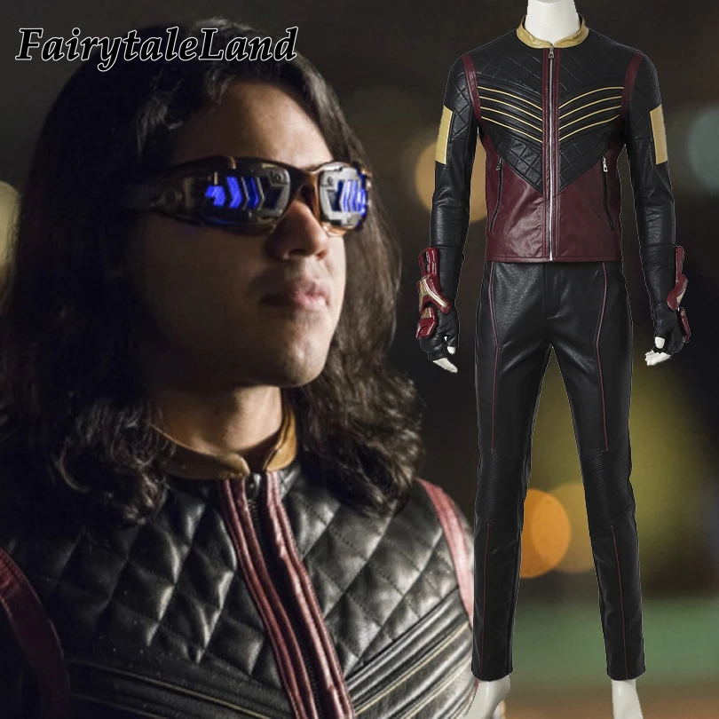 Костюм для косплея Flash Vibe костюмы на Хэллоуин взрослых костюм супергероя Season 3