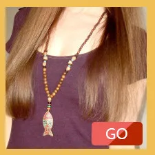 Yumfeel Bohemian Tassel Necklace Leather Tassel Pendant Necklace Long Necklace Dark Brown Color