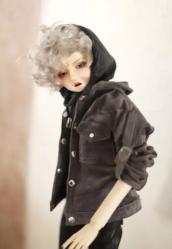 Кукольное пальто 1/4 BJD дымчато серый цвет куртка бомбер для размера SD17 POPO68 Размер