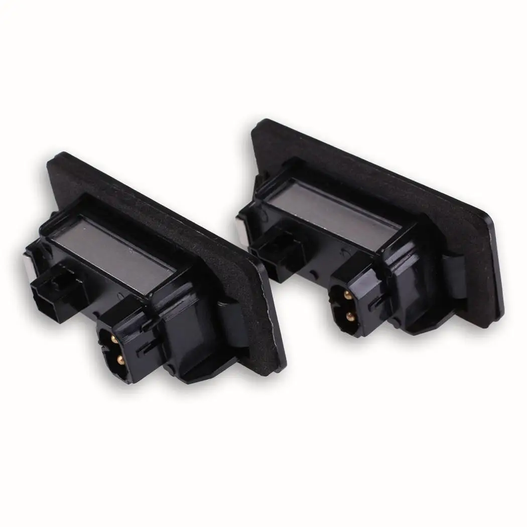 2pcs White Light High Temperature Resistant 12V plate LED Car License Plate 3W Lamp Black | Автомобили и мотоциклы