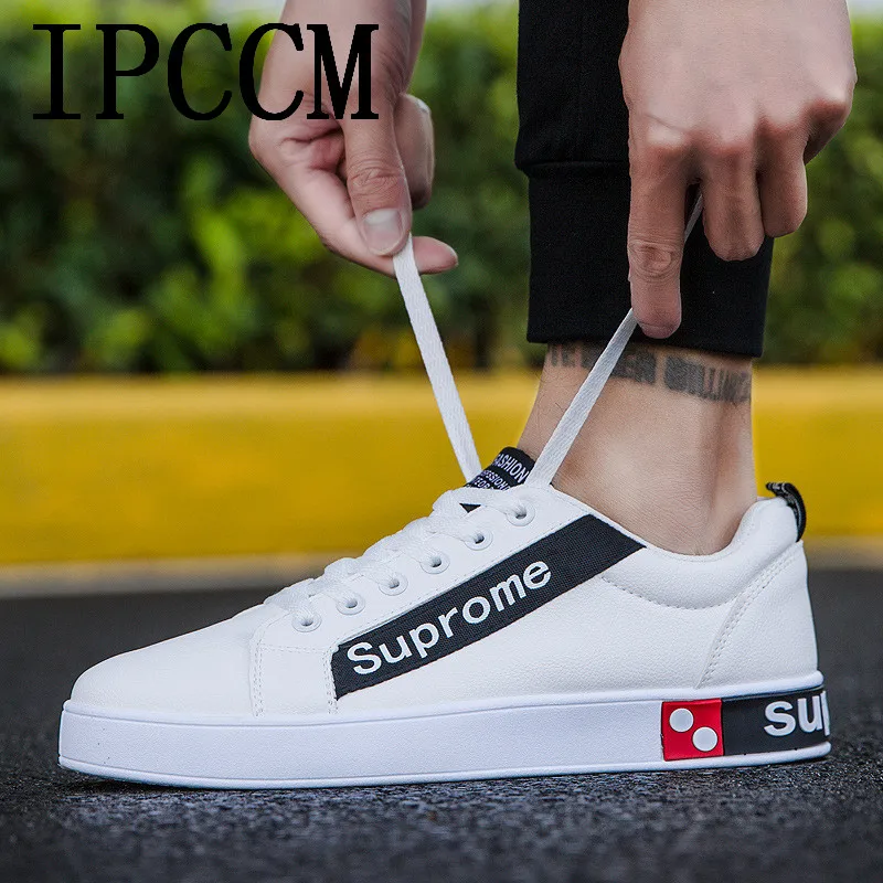 Новинка весны 2019 Корейская обувь для доски маленькие белые туфли мужская Джокера