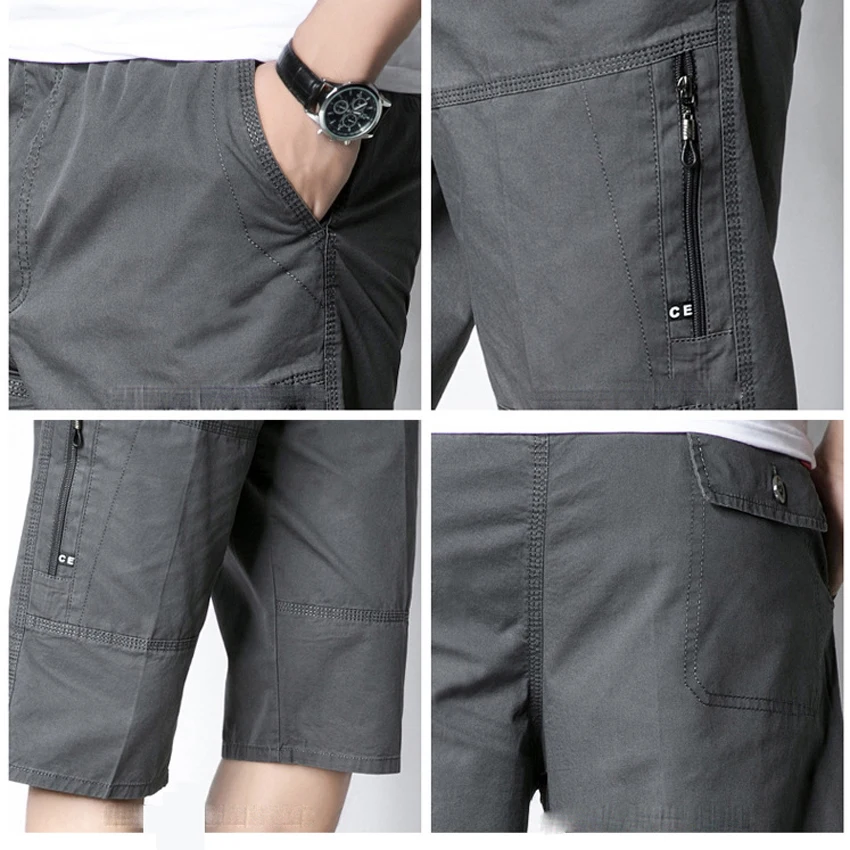 

Nice Look Plus Size 5XL Men's Summer Shorts Casual Elastic Beach Shorts Joggers Male Knee Length Shorts Mens Brand Clothing