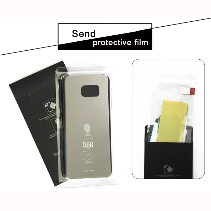 100% Original Samsung S7 smartphone cover Soft Material Transparent Anti-Drop Protection Plastic Cover |