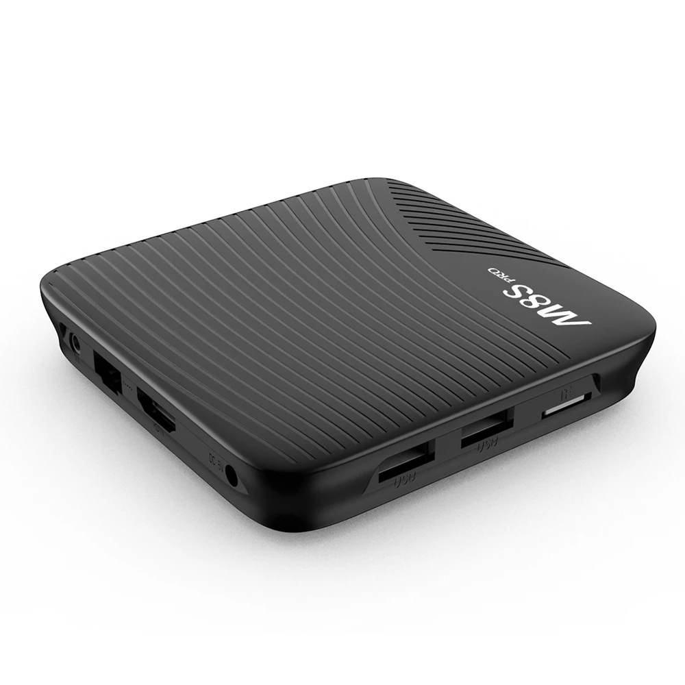 Oringnal mecool M8s Pro DDR4 Android 7.1 Octa core S912 интеллектуальные ТВ коробка WI FI 4 К фильмы Умные