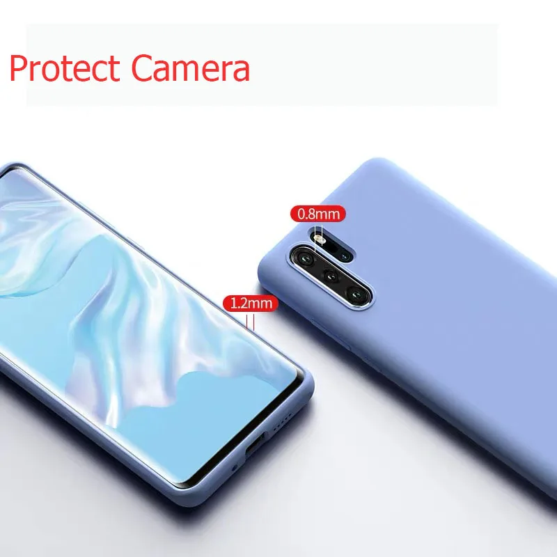 Жидкий Силикон карамельных цветов мягкий ТПУ чехол для Huawei P20 Lite P30 Pro Mate 20 10 9 P10 Plus