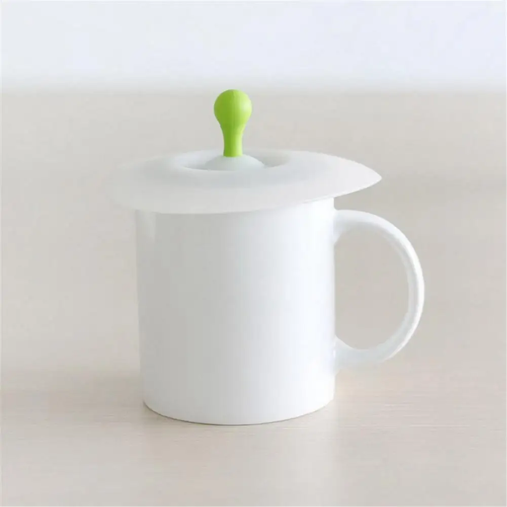 1 шт. чашка для питья воды крышка с держатель ложки силикон FDA Анти-пыль чаша чашки