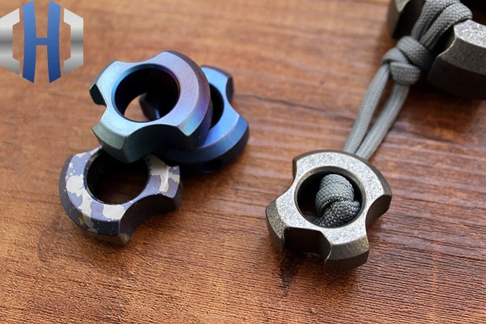 Титановый сплав TC4 нож для открывания бусин паракордовая трубка молния Потяните