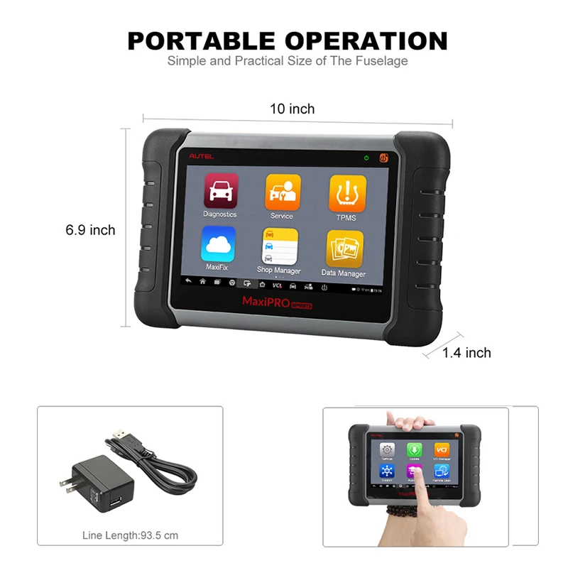 Autel MaxiPro MP808TS диагностический сканер OBDII профессиональный автомобильный