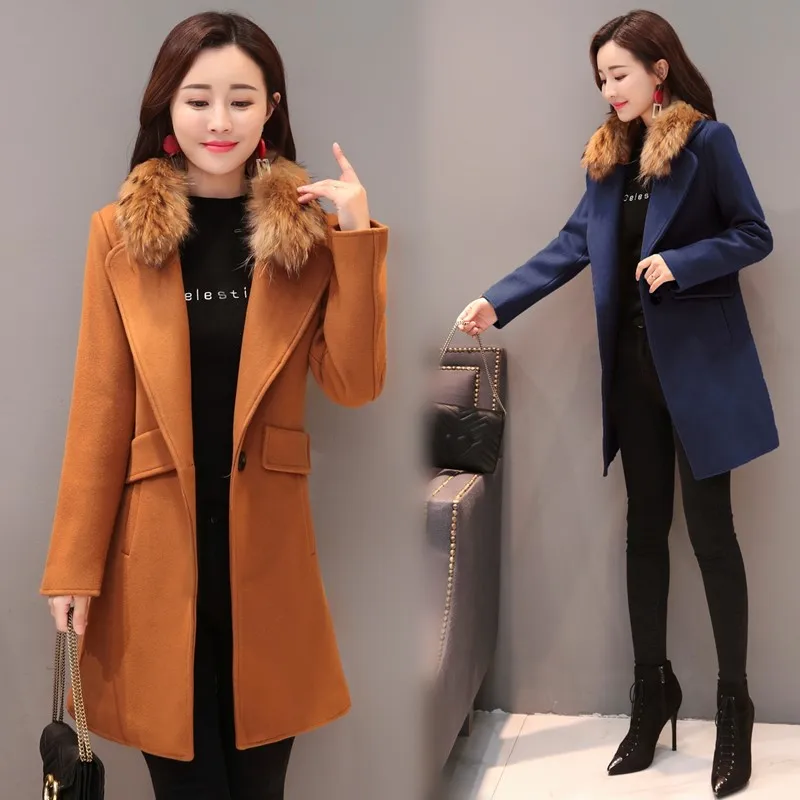 Осень Зима Новый плюс размер красный плащ пальто для женщин 2019 корейский плотное